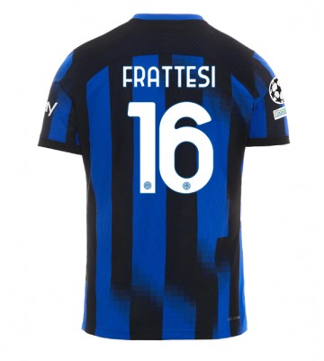Inter Milan Davide Frattesi #16 Replika Hjemmebanetrøje 2023-24 Kortærmet